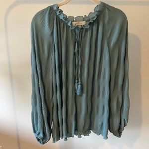 Bohemian flowy blouse